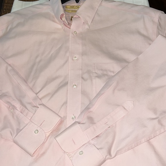 Roundtree & Yorke Gold Label 80’s Pink LongSleeve Dress Shirt Gently worn 16/34 - Picture 8 of 8